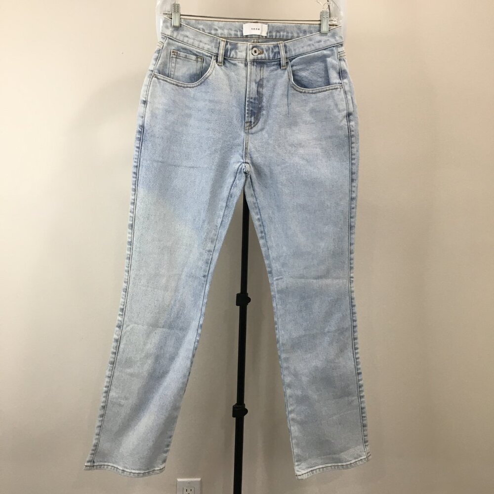 NWOT SENE Studios Light Wash Bootcut 5 Pocket Bespoke Custom Made Denim Jeans